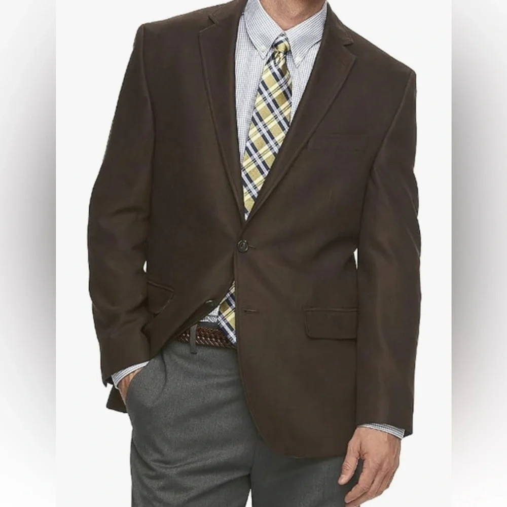 Chaps Brown Sport Coat Classic Blazer
